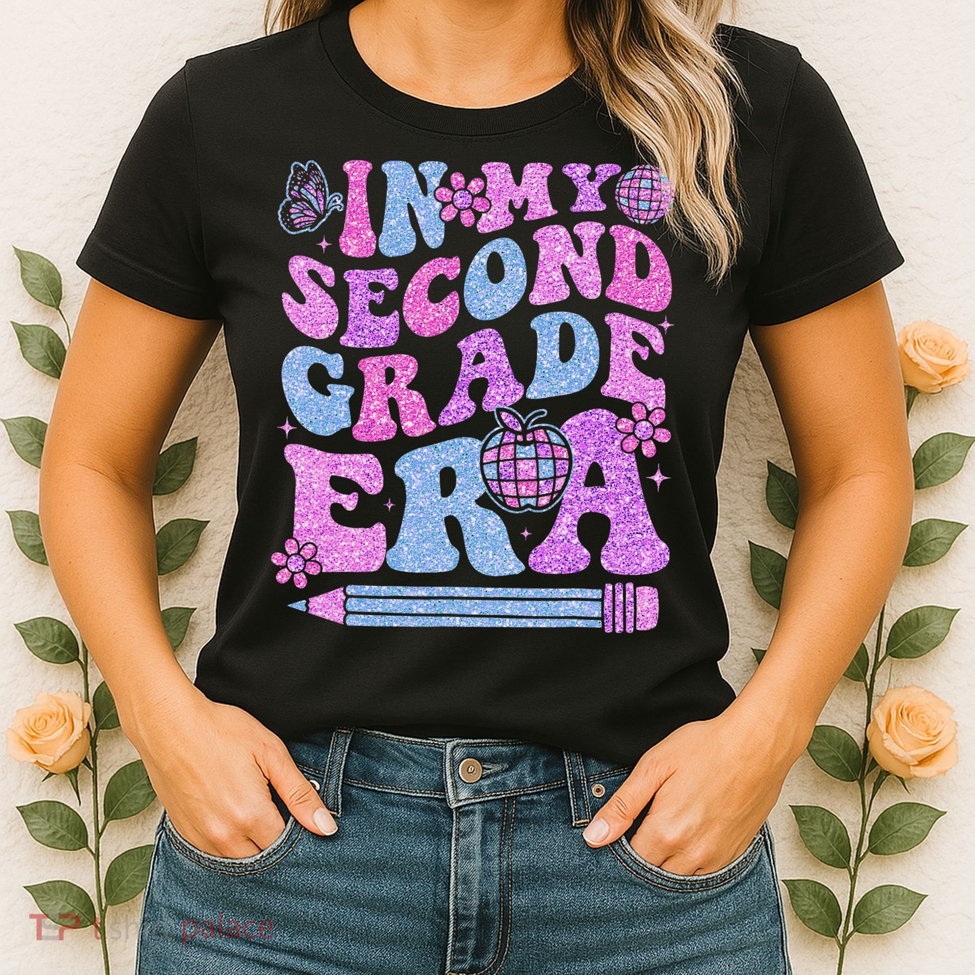 In My Second Grade Era Girl Back To School 2nd Grade Teacher Women's T-Shirt