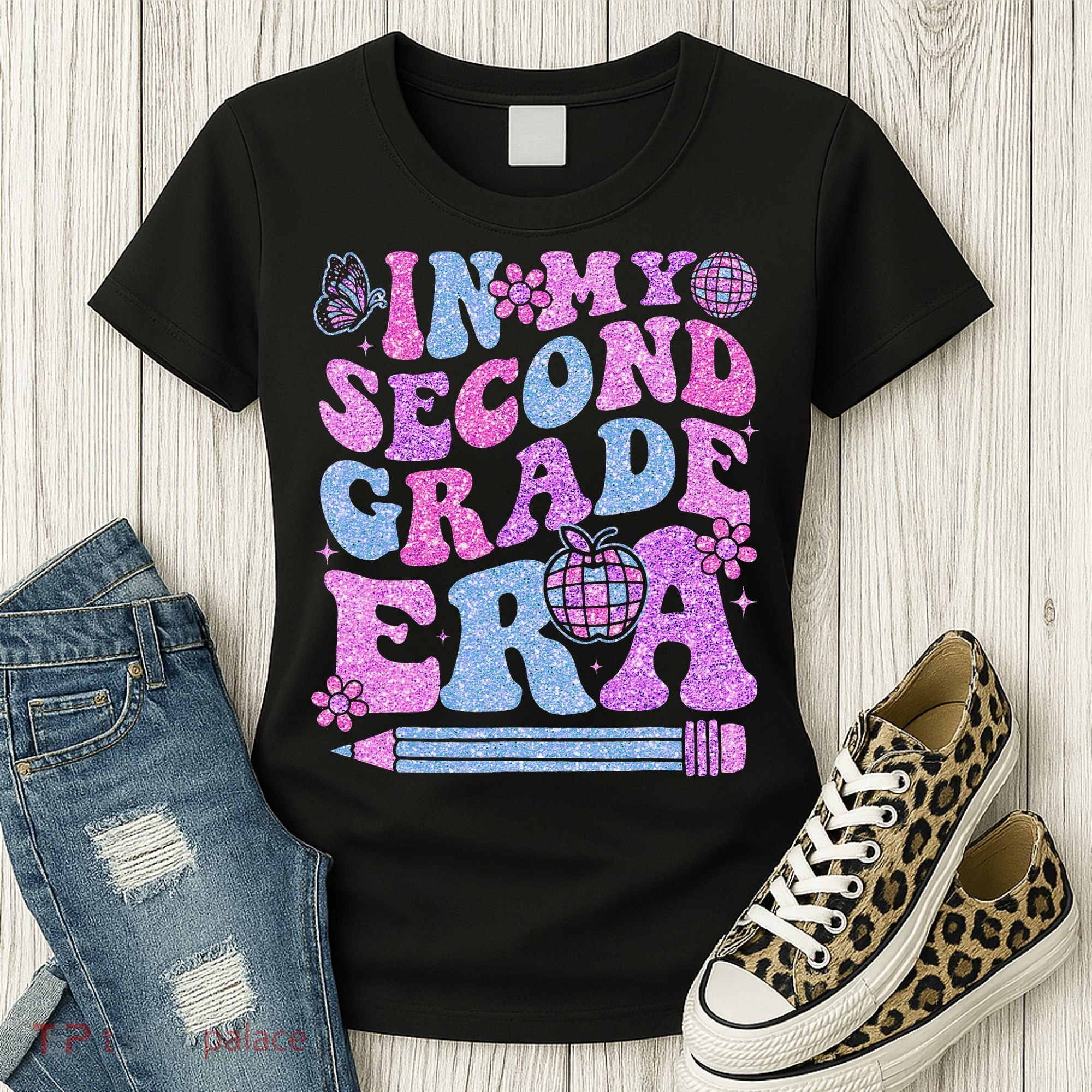 In My Second Grade Era Girl Back To School 2nd Grade Teacher Women's T-Shirt