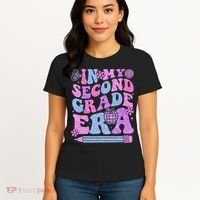 In My Second Grade Era Girl Back To School 2nd Grade Teacher Women's T-Shirt thumb 4