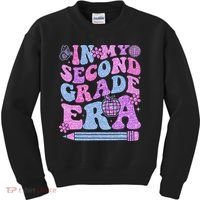 In My Second Grade Era Girl Back To School 2nd Grade Teacher Kids Sweatshirt thumb 0