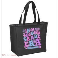 In My Second Grade Era Girl Back To School 2nd Grade Teacher Tote Bag thumb 2
