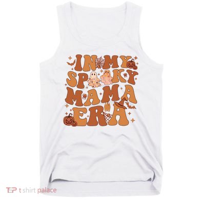 In My Spooky Mama Era Spooky Mom Funny Halloween Tank Top