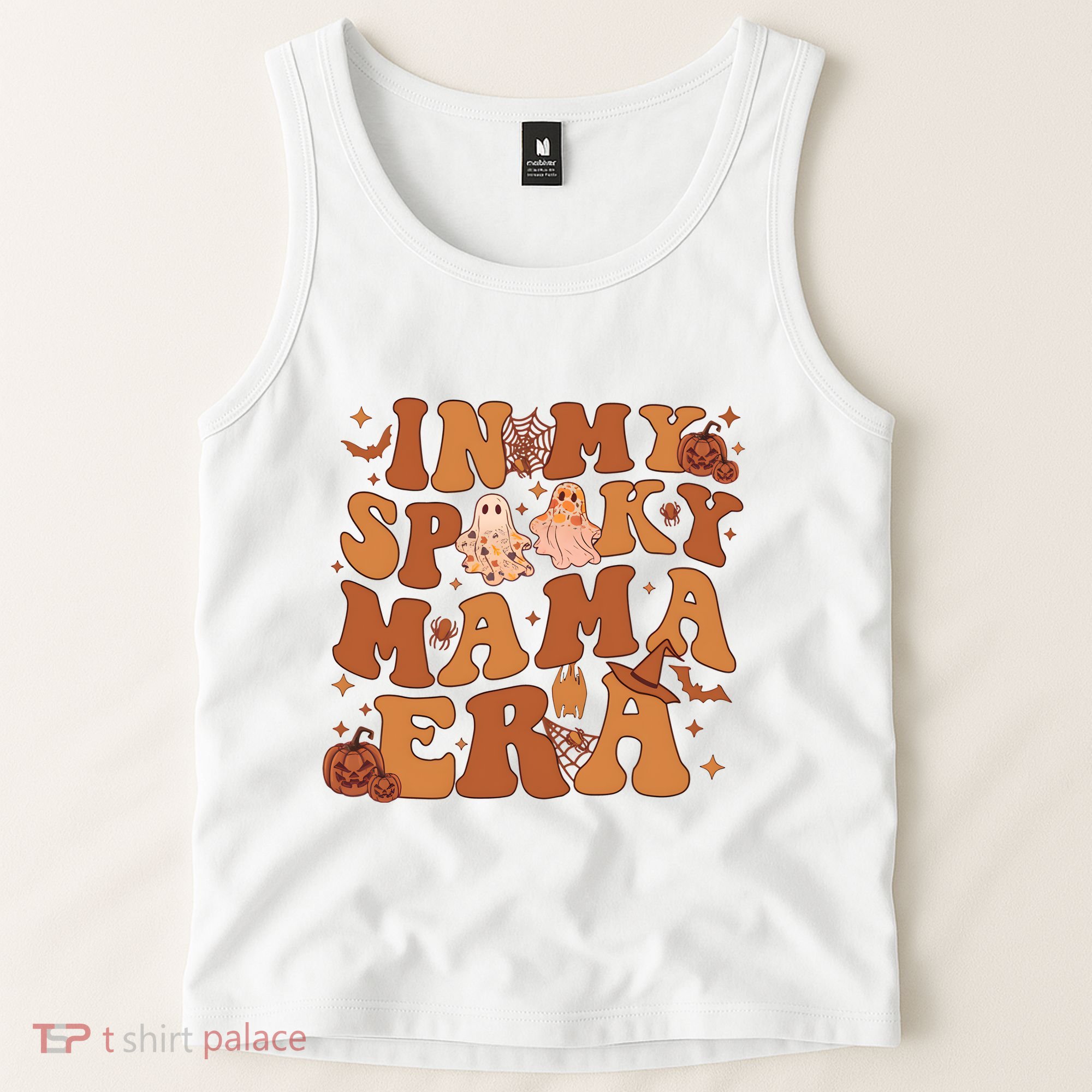In My Spooky Mama Era Spooky Mom Funny Halloween Tank Top
