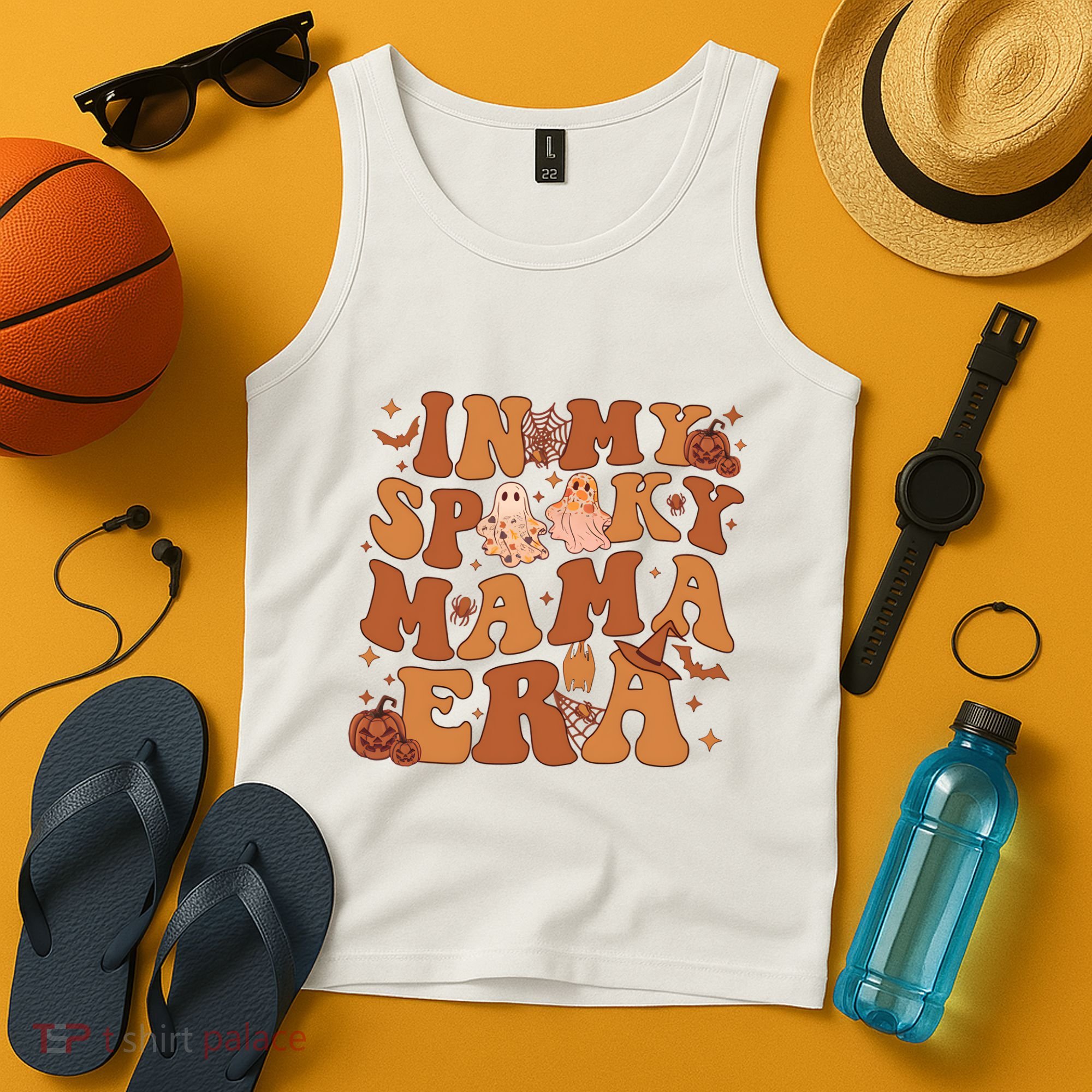 In My Spooky Mama Era Spooky Mom Funny Halloween Tank Top