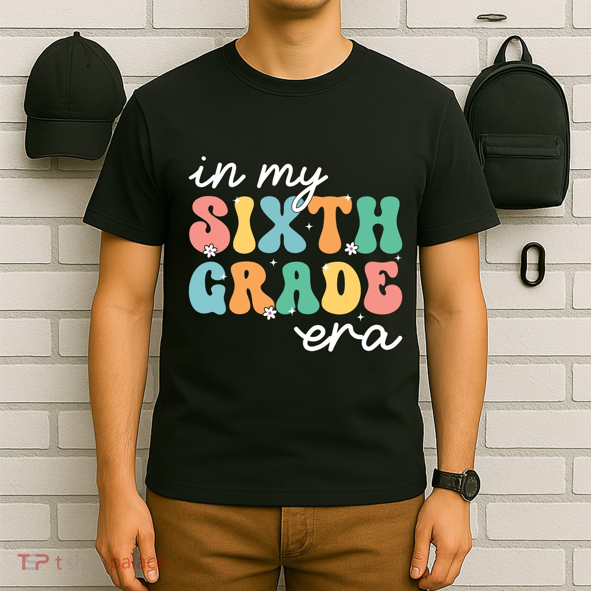 In My Sixth Grade Era 6th Grade Girl Teacher Back To School T-Shirt