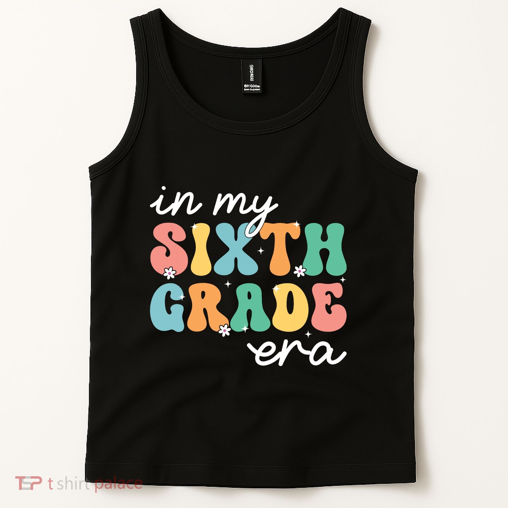 In My Sixth Grade Era 6th Grade Girl Teacher Back To School Tank Top