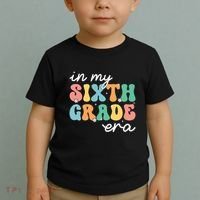 In My Sixth Grade Era 6th Grade Girl Teacher Back To School Toddler T-Shirt thumb 2