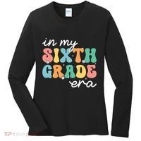 In My Sixth Grade Era 6th Grade Girl Teacher Back To School Women's Long Sleeve Shirt thumb 0