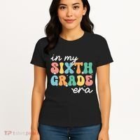 In My Sixth Grade Era 6th Grade Girl Teacher Back To School Women's T-Shirt thumb 4
