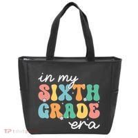 In My Sixth Grade Era 6th Grade Girl Teacher Back To School Tote Bag thumb 0