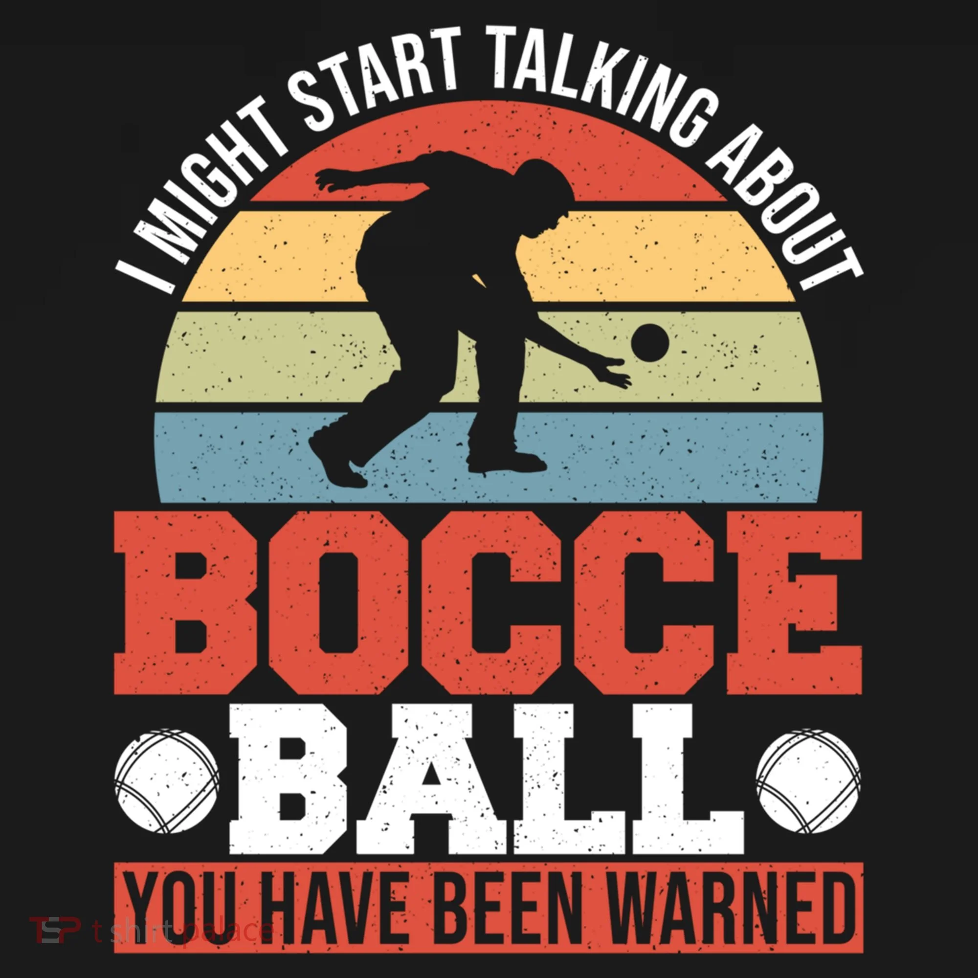 I Might Start Talking About Bocce Ball Gift Doggie Tank
