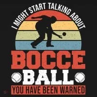 I Might Start Talking About Bocce Ball Gift Bucket Hat thumb 4