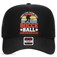 I Might Start Talking About Bocce Ball Gift Hat thumb 0