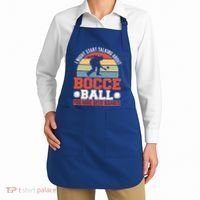I Might Start Talking About Bocce Ball Gift Apron thumb 2
