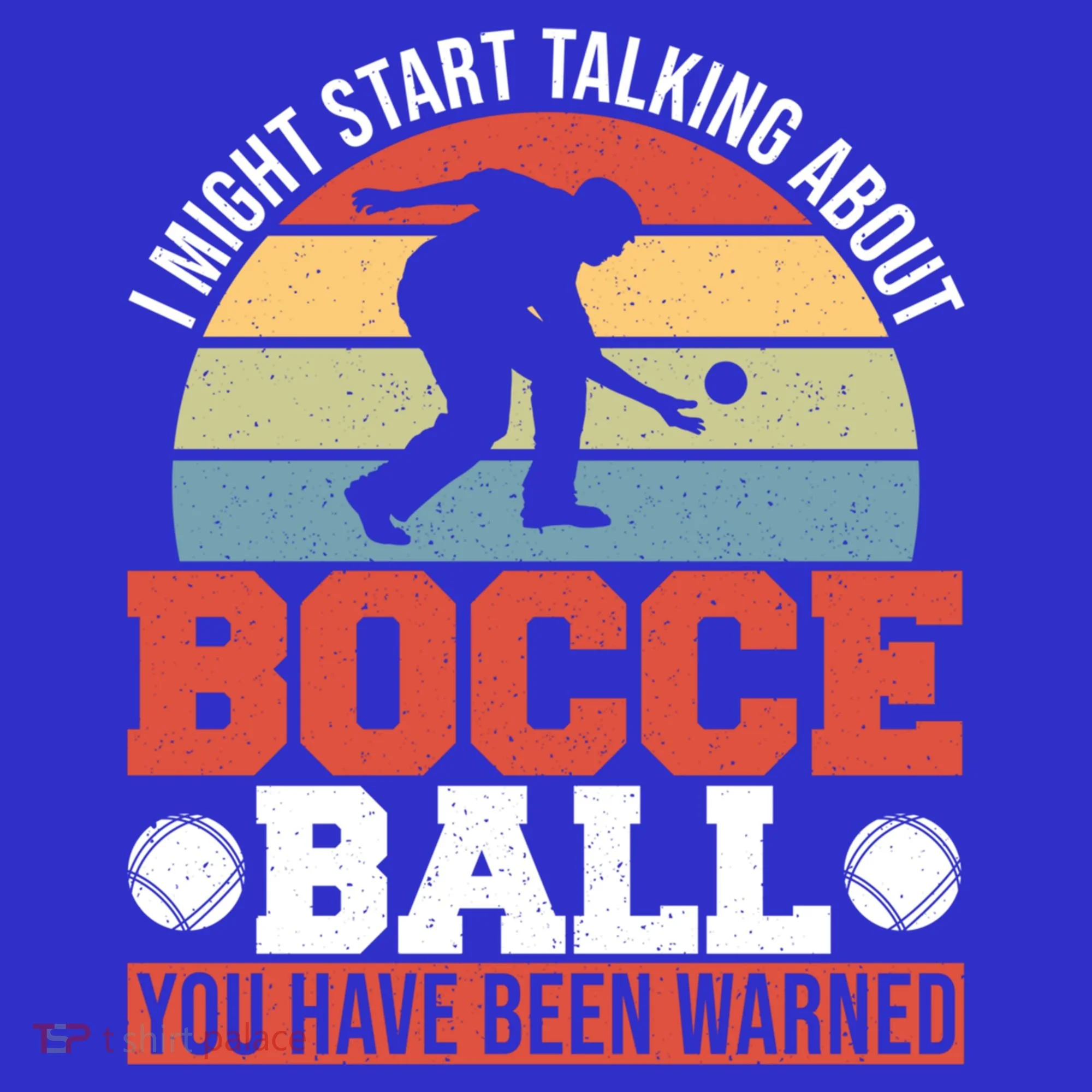 I Might Start Talking About Bocce Ball Gift Button