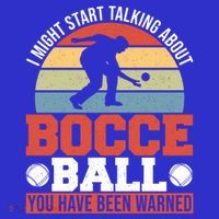 I Might Start Talking About Bocce Ball Gift Toddler Hoodie thumb 2