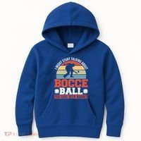 I Might Start Talking About Bocce Ball Gift Kids Hoodie thumb 0