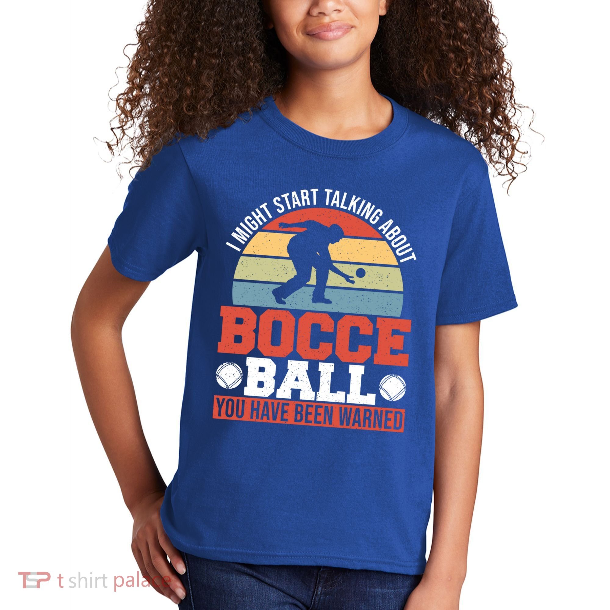 I Might Start Talking About Bocce Ball Gift Kids T-Shirt