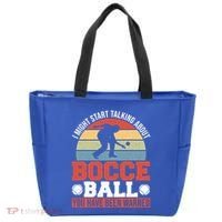I Might Start Talking About Bocce Ball Gift Tote Bag thumb 0
