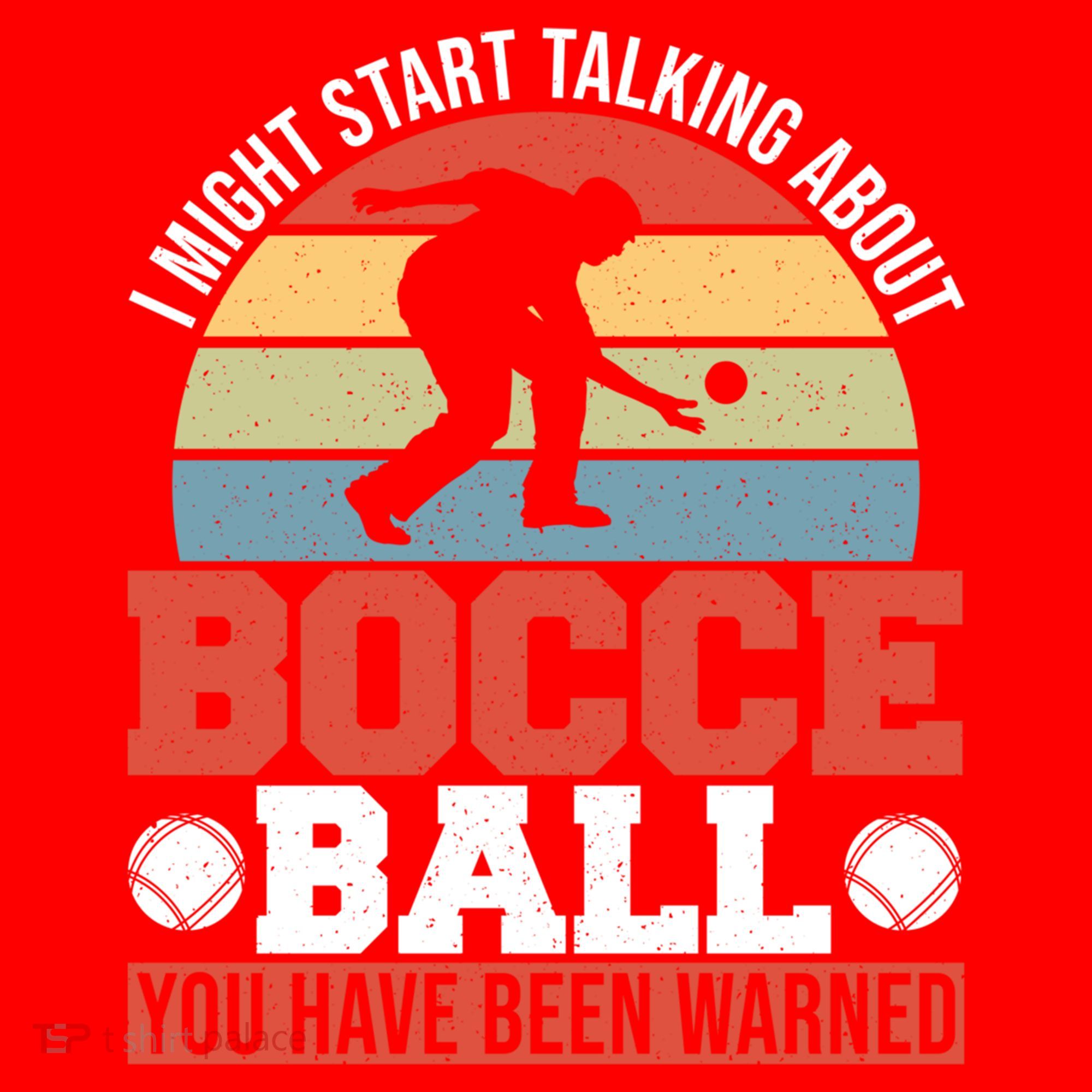 I Might Start Talking About Bocce Ball Gift Santa Hat