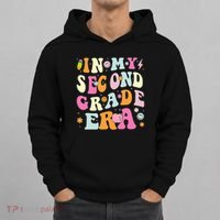 In My Second Grade Era 2nd Grade Girl Teacher Back To School Hoodie thumb 0
