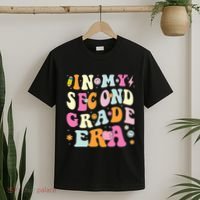 In My Second Grade Era 2nd Grade Girl Teacher Back To School T-Shirt thumb 2