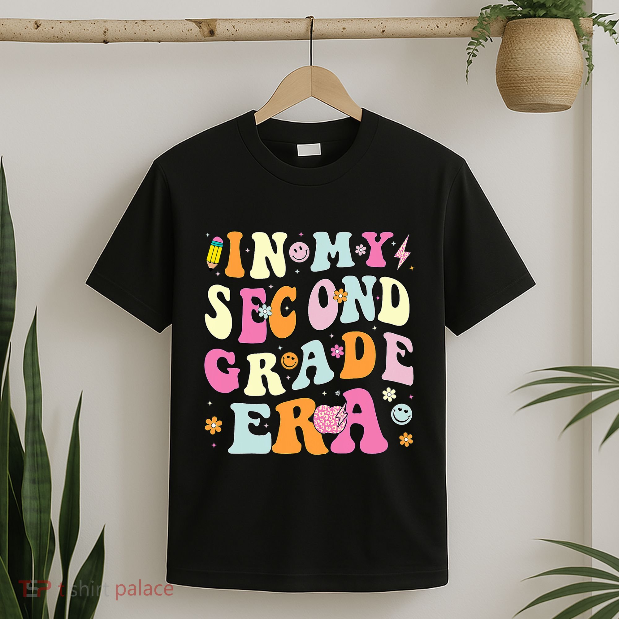 In My Second Grade Era 2nd Grade Girl Teacher Back To School T-Shirt