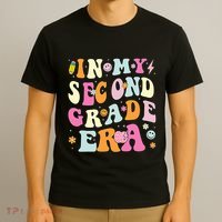 In My Second Grade Era 2nd Grade Girl Teacher Back To School T-Shirt thumb 3