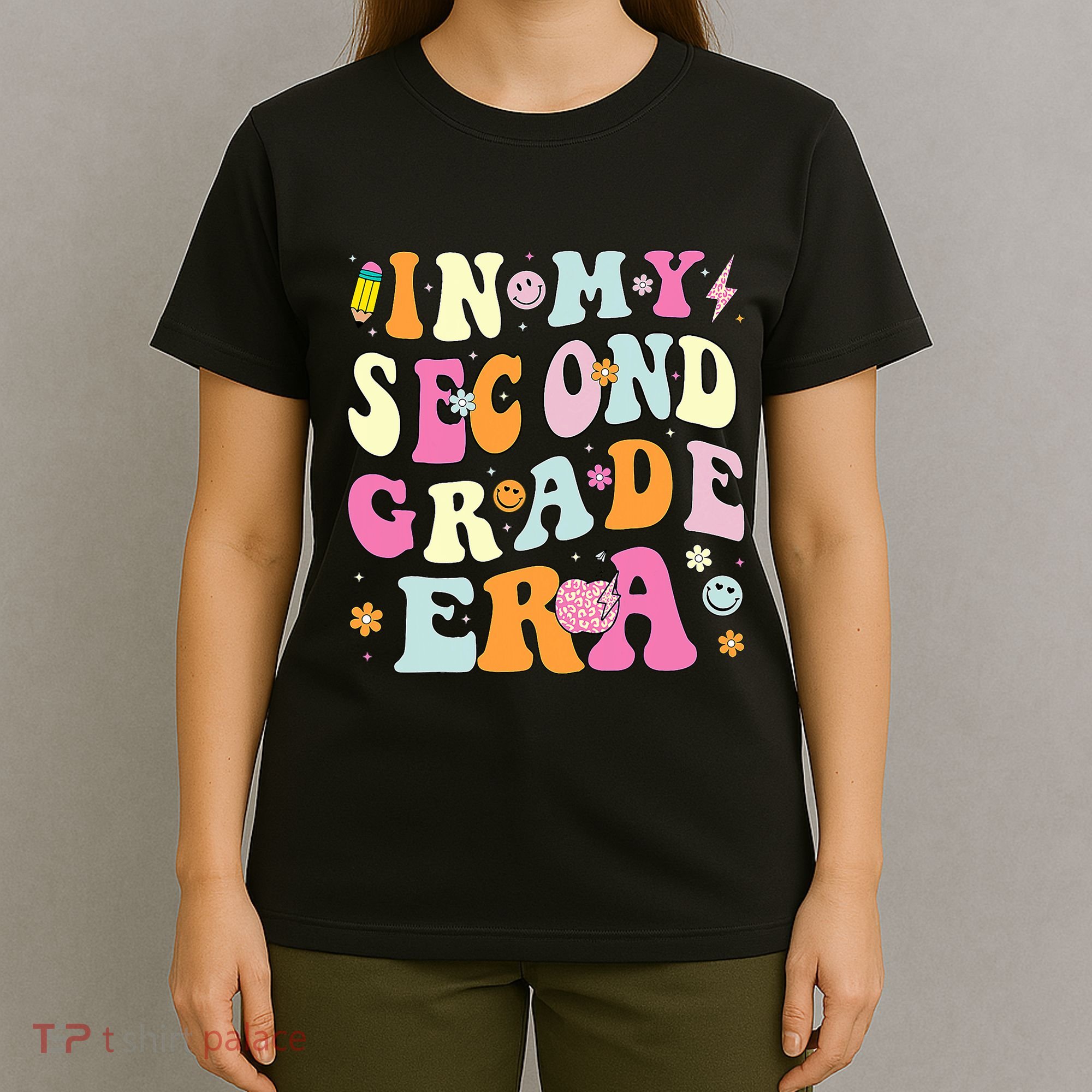 In My Second Grade Era 2nd Grade Girl Teacher Back To School T-Shirt