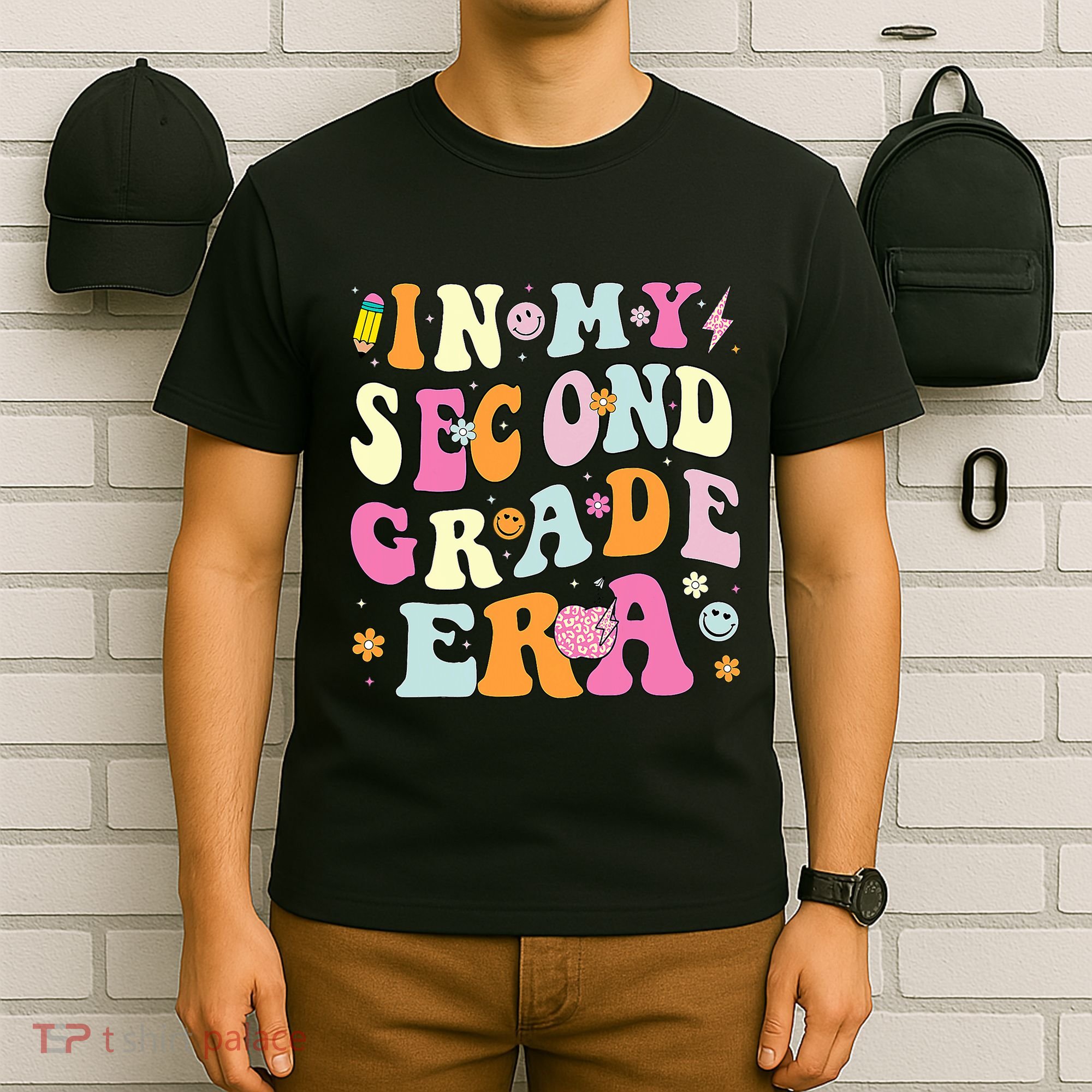 In My Second Grade Era 2nd Grade Girl Teacher Back To School T-Shirt