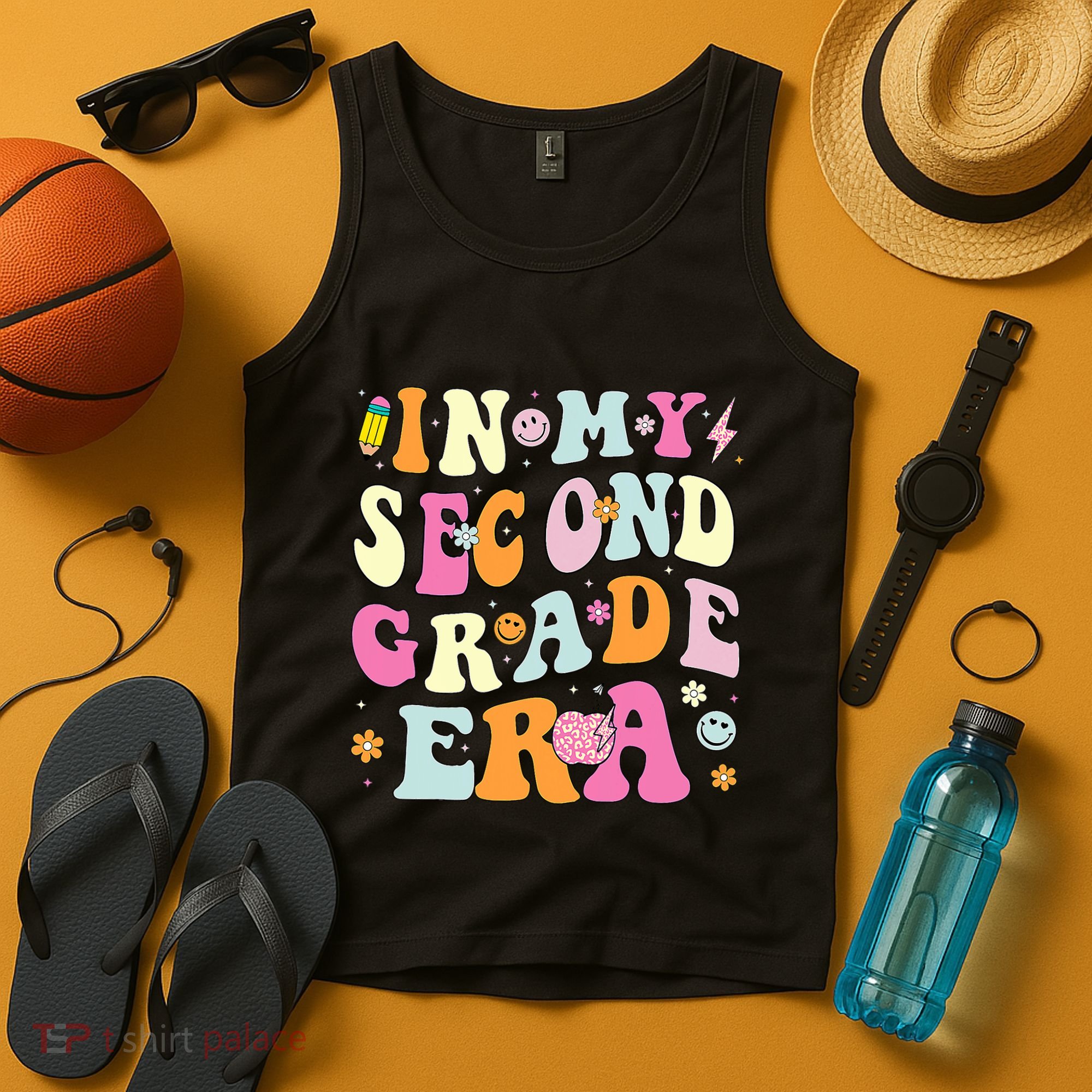 In My Second Grade Era 2nd Grade Girl Teacher Back To School Tank Top