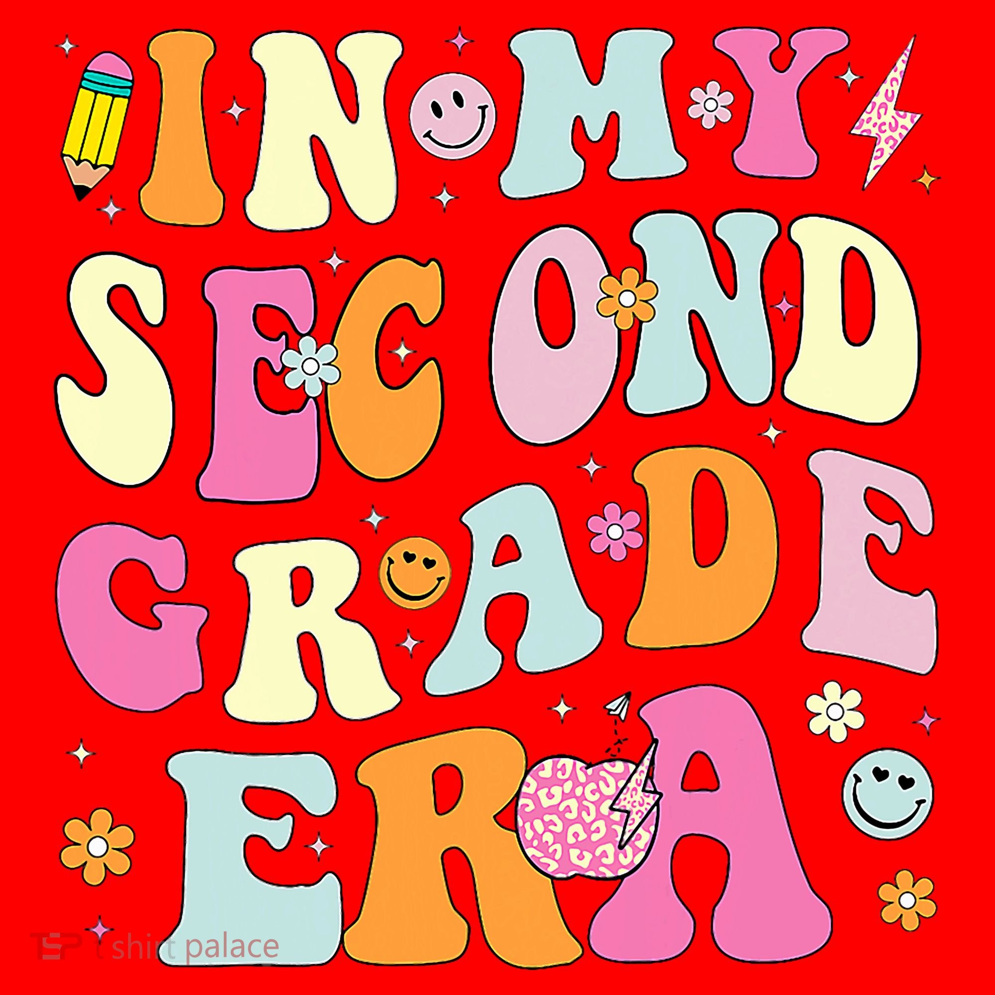 In My Second Grade Era 2nd Grade Girl Teacher Back To School Santa Hat