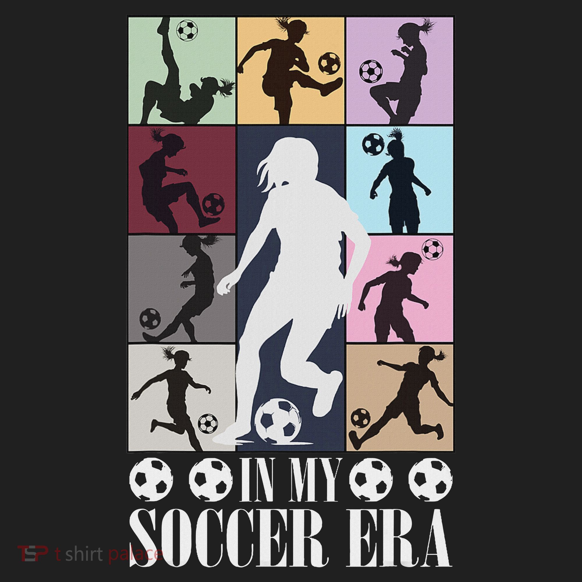 In My Soccer Era Funny Soccer Girl Player Beanie