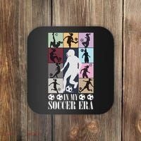 In My Soccer Era Funny Soccer Girl Player Coaster thumb 0