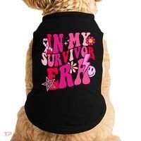 In My Survivor Era Breast Cancer Awareness Doggie Tank thumb 0