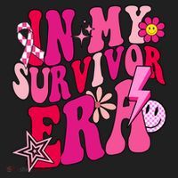 In My Survivor Era Breast Cancer Awareness Beanie thumb 2