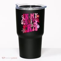 In My Survivor Era Breast Cancer Awareness Tumbler thumb 0