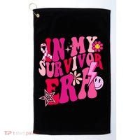 In My Survivor Era Breast Cancer Awareness Golf Towel thumb 0