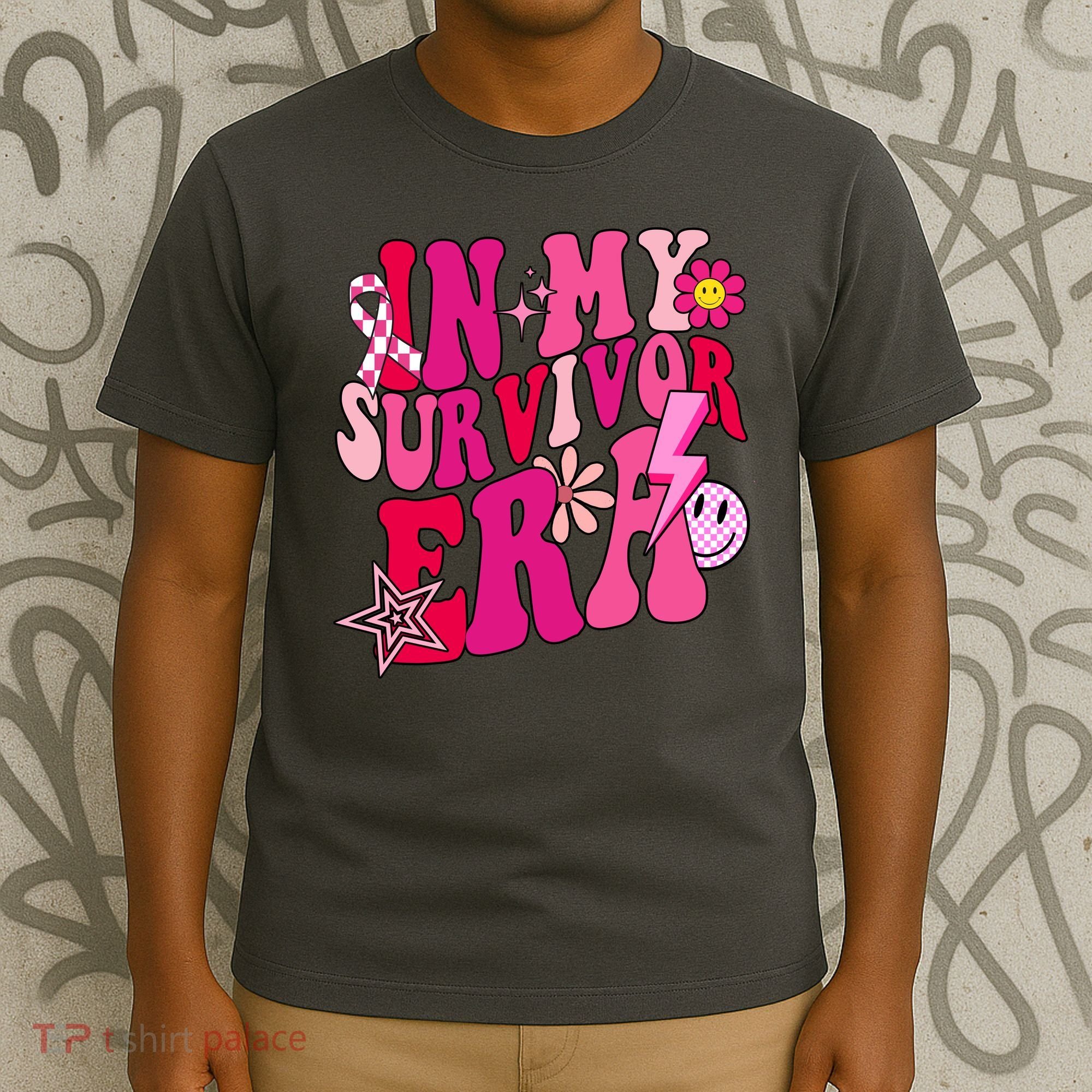 In My Survivor Era Breast Cancer Awareness T-Shirt