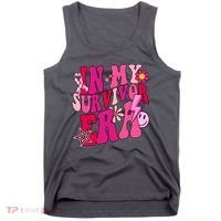 In My Survivor Era Breast Cancer Awareness Tank Top thumb 0