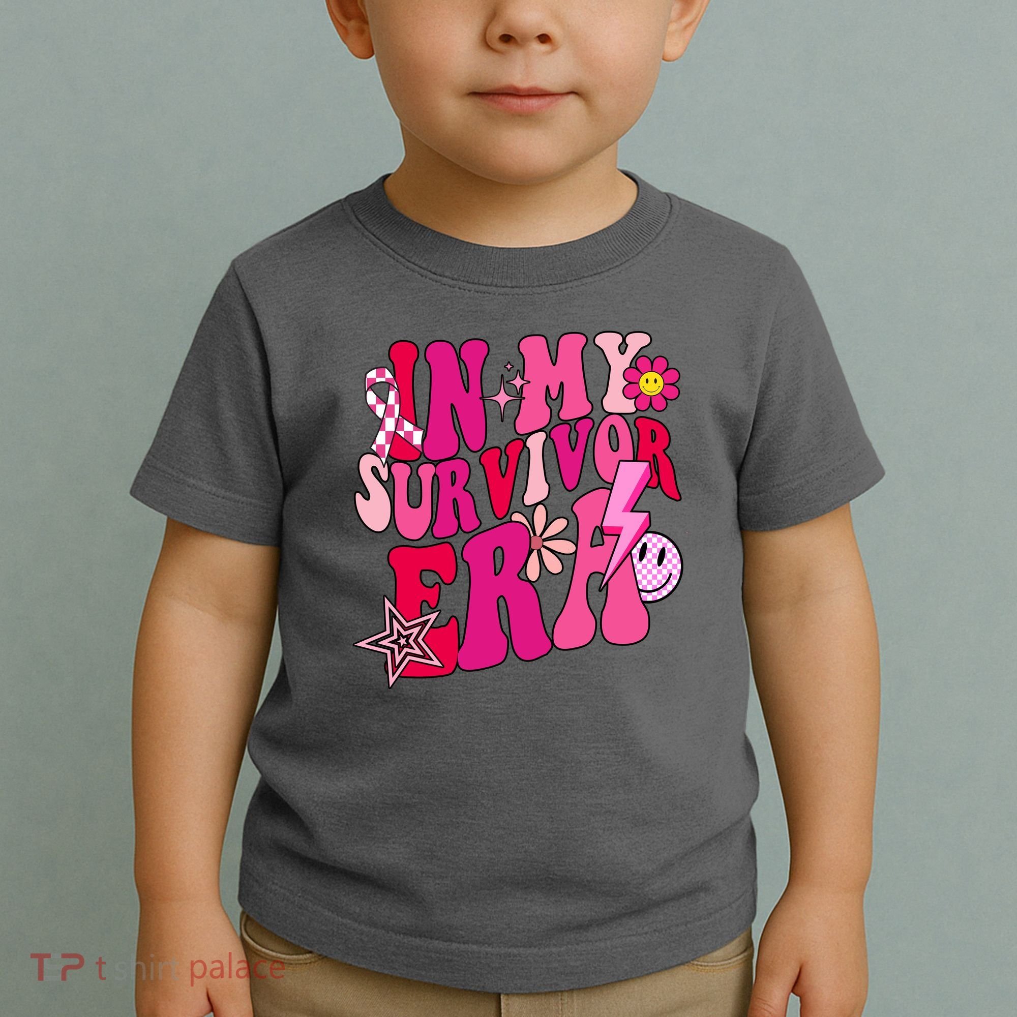 In My Survivor Era Breast Cancer Awareness Toddler T-Shirt
