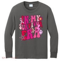 In My Survivor Era Breast Cancer Awareness Kids Long Sleeve Shirt thumb 0