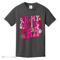In My Survivor Era Breast Cancer Awareness Kids T-Shirt thumb 0