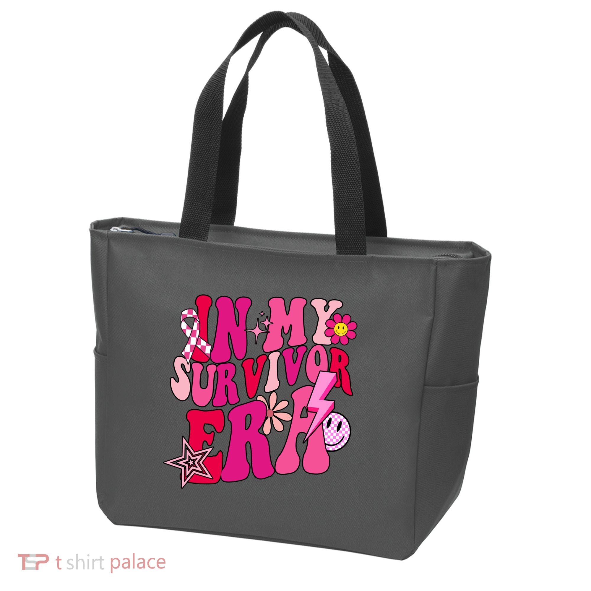 In My Survivor Era Breast Cancer Awareness Tote Bag