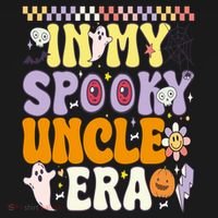 In My Spooky Uncle Era – Halloween Vibes Cute Gift Pajama Set thumb 2