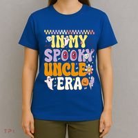 In My Spooky Uncle Era – Halloween Vibes Cute Gift T-Shirt thumb 4