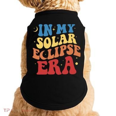 In My Solar Eclipse Era Groovy Retro Doggie Tank