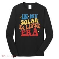 In My Solar Eclipse Era Groovy Retro Long Sleeve Shirt thumb 0