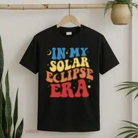 In My Solar Eclipse Era Groovy Retro T-Shirt thumb 2