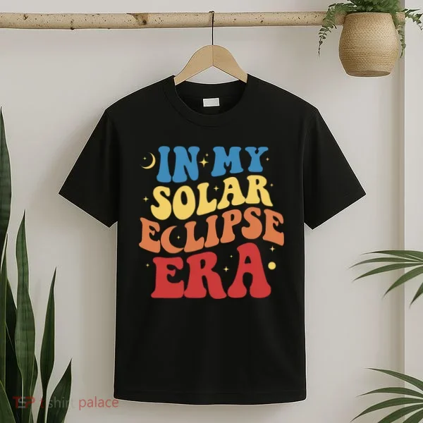 In My Solar Eclipse Era Groovy Retro T-Shirt